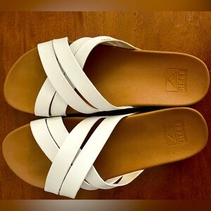 Reef sandals, lightly worn, size 10